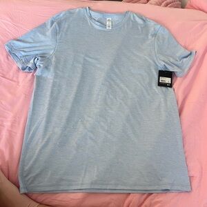 90 degrees light blue t-shirt